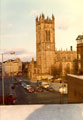 View: MR02368 Exterior view of Manchester Cathedral