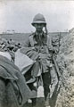 View: MR02412 Lieutenant J K Bleakley coming out of trenches