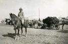 View: MR02476 Lieutenant G D Pochin, Transport Officer on horseback at Heliopolis