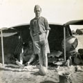 View: MR02486 Man outside bivouac