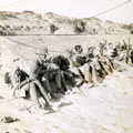 View: MR02495 Soldiers resting in desert 