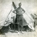 View: MR02496 Officer outside tent