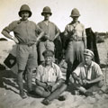 View: MR02498 Five officers in desert