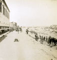 View: MR02578 Soldiers leaving train in desert