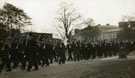 View: MR02671 Group of new recruits on drill with wooden rifles