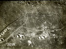 View: MR02694 Reconnaissance aerial view, enemy battery personnel and ammunition in the open