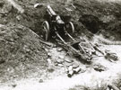 View: MR02697 Artillery gun, possibly captured from the German Army