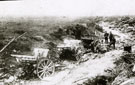 View: MR02699 Three soldiers with group of German artillery pieces
