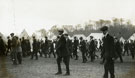 View: MR02760 Group of new recruits in civilian clothing at Heaton Park