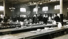 View: MR02763 New recruits in mess hall, at Heaton Park