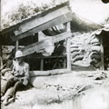 View: MR02870 Officers at a desert shelter
