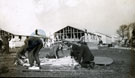 View: MR02902 Men from the Pals Battalions erecting tent at Heaton Park