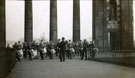 View: MR02904 The newly formed drum and bugle band rehearse at Heaton Park, Manchester