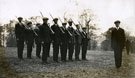 View: MR02908 Group of men from the Pals Battalions at drill practice in Heaton Park