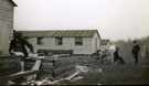 View: MR02911 Hutments in the process of construction in Heaton Park