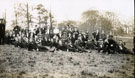 View: MR02912 Group of men from the Pals Battalions in civilian clothes at leisure in Heaton Park