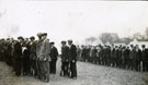 View: MR02934 Rows of new recruits to the Pals Battalions in civilian dress in Heaton Park