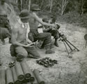 View: MR03072 Three inch mortar platoon in action near Kulim, Kedar