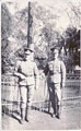 View: MR03394 Two soldiers in the Ezbekieh Gardens, Cairo