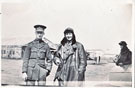 View: MR03404 Lieutenant Herbert Huleatt James and comrade at an aerodrome