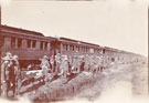 View: MR03682 Soldiers and a train