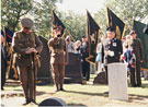 View: MR03808 Dedication of headstone on John Hogan's grave