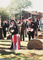 View: MR03813 Dedication of headstone on John Hogan's grave