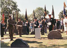 View: MR03815 Dedication of headstone on John Hogan's grave