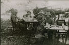 View: MR03931 Officers eating in the field