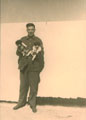 View: MR04102 Sergeant Elliot with two puppies