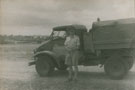 View: MR04217 Major Robert 'Rex' King-Clark with his truck
