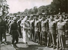 View: MR04293 Queen Elizabeth inspects the 1st Battalion