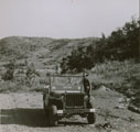 View: MR04329 Robert 'Rex' King-Clark and his Jeep